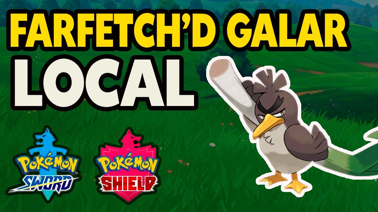 Como Pegar o Farfetch’d de Galar Pokemon Sword & Shield