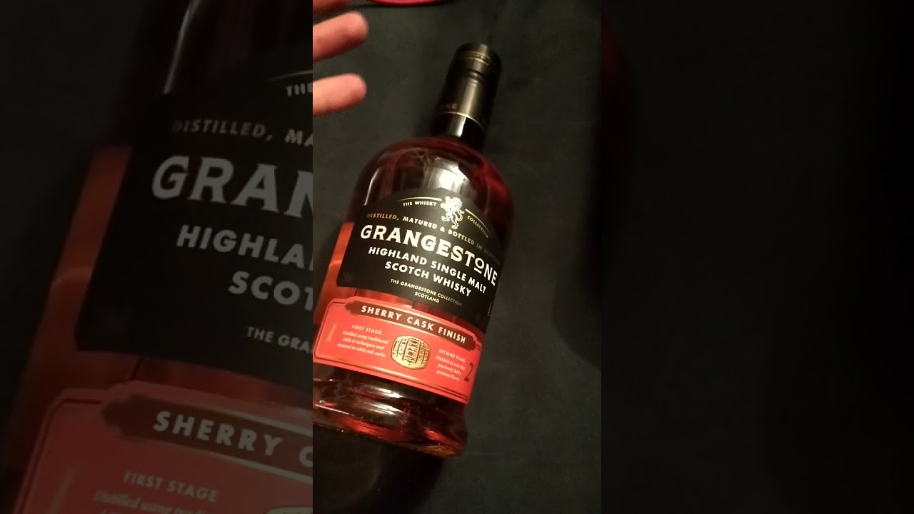 Grange Stone highland single malt scotch whiskey with SHERRY