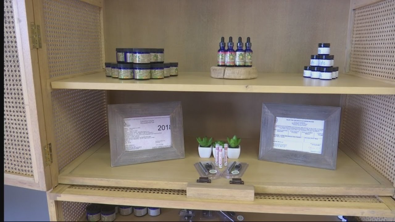 CSRA store open selling CBD Oil products derived from Hemp