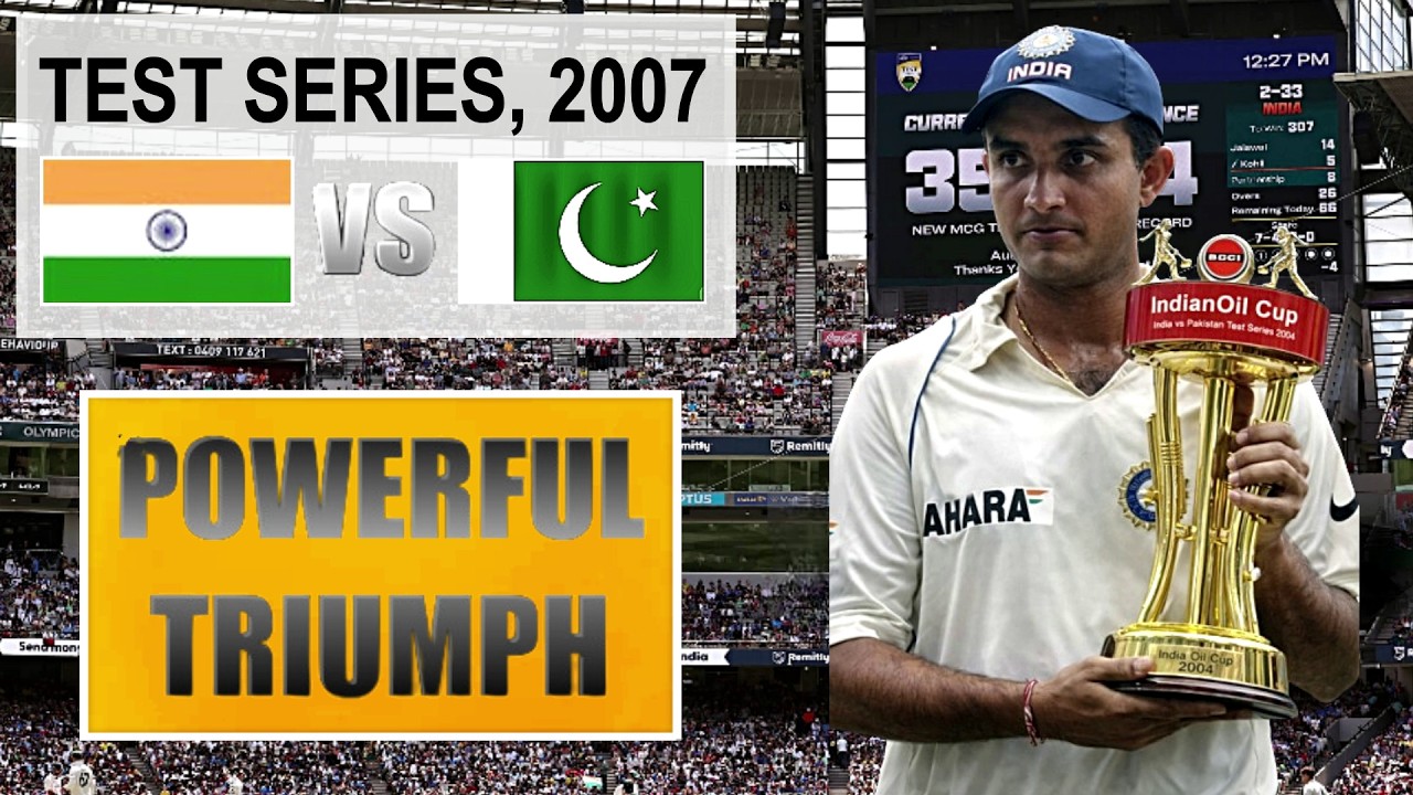 India’s Powerful Triumph Over Pakista | Ganguly, Jaffer Misbah, Kumble Heroics | Test Series Review