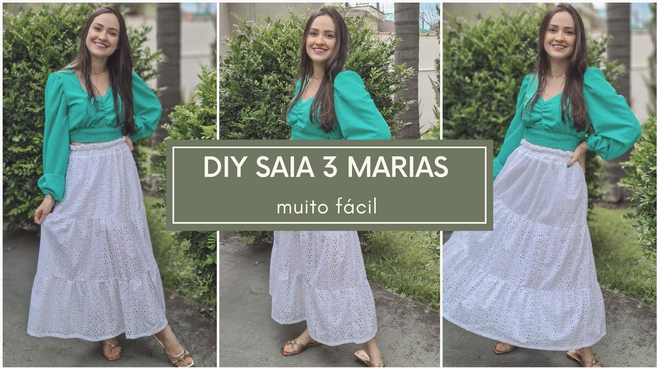 SAIA 3 MARIAS | muito fácil  de laise, perfeita pro verão 💕 #diy #facavcmesmo