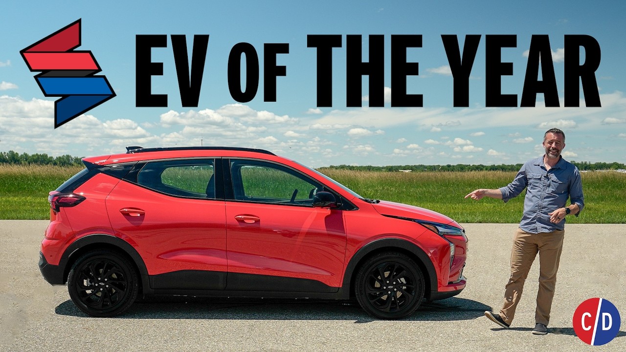 The Chevrolet Bolt is Car and Driver's 2026 EV of the Year
