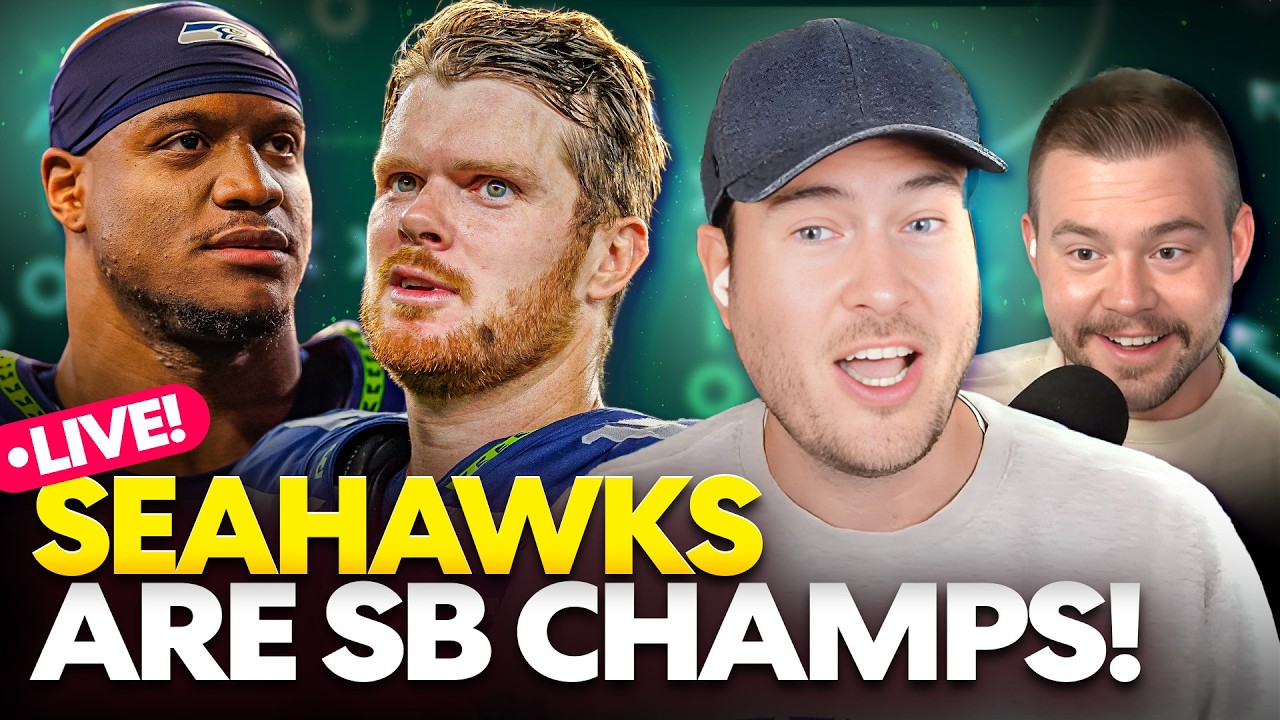 Super Bowl LIVE Reaction: Seahawks SMOTHER Drake Maye & Patriots | Football 301