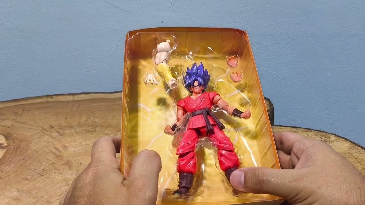 Super Saiyan Blue Kaoiken X 10 Goku y Goku Mini Daima Dragon Stars