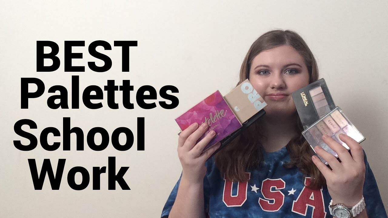 BEST Eye Shadow Palettes for Work and School