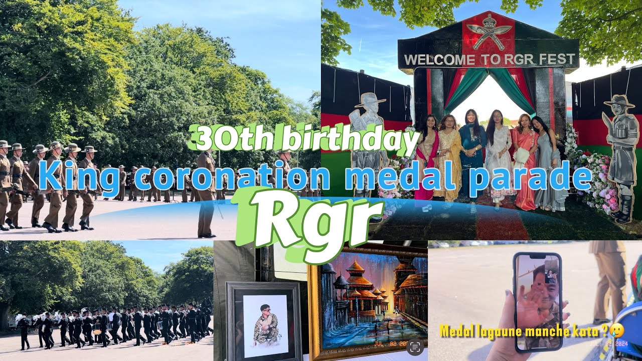 King coronation medal parade || medal lagaune mache ta video call ma 🥲30th birthday RGR ✨|| vlog