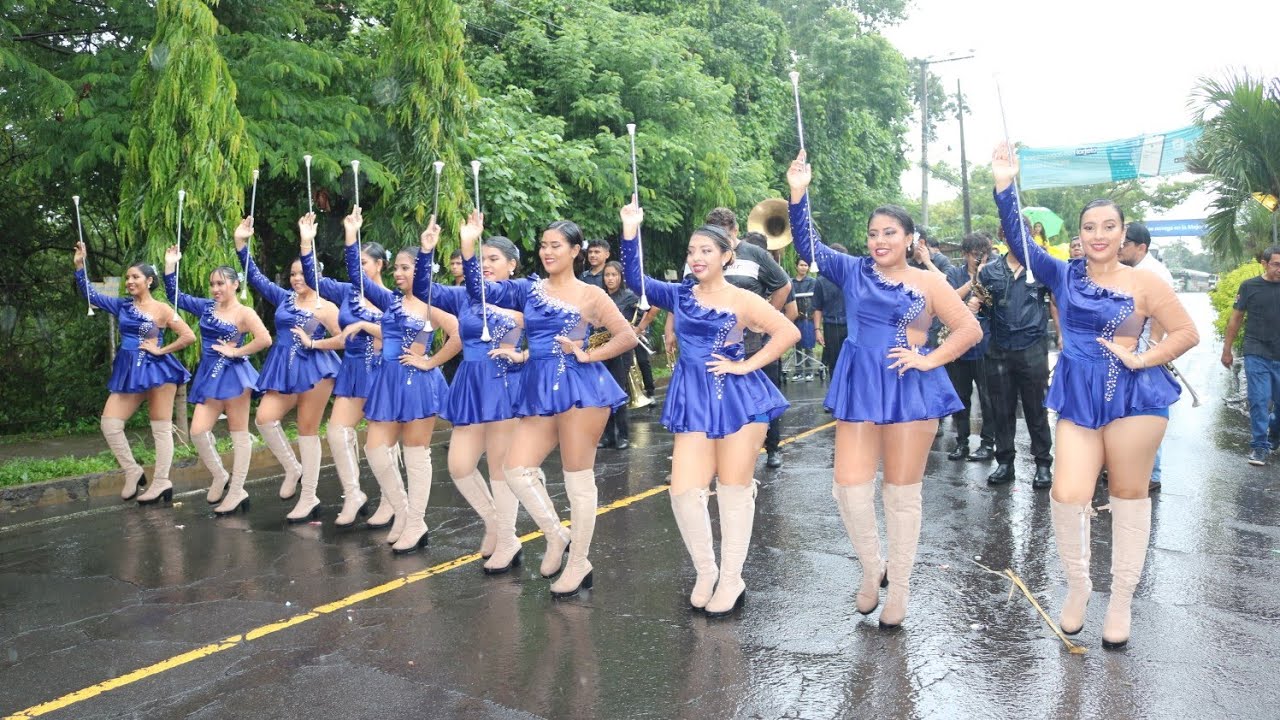 DELTA MUSIC BAND en Desfile del Correo Coatepeque 2024, Santa Ana, El Salvador.