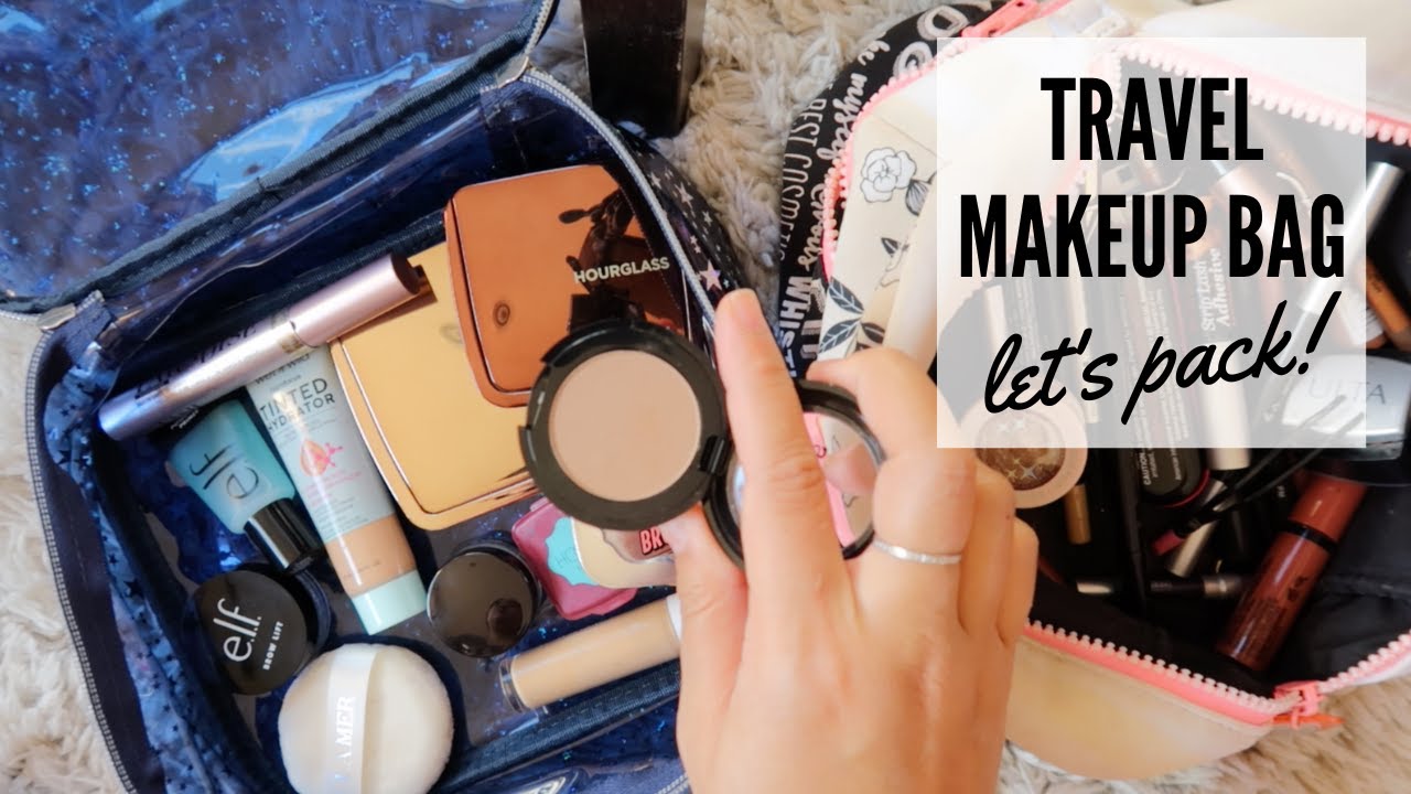 Pack my Travel Makeup Bag w/ Me | Jerlyn Phan