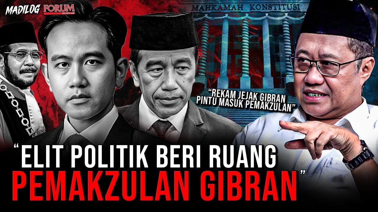 RASA BERSALAH MAHKAMAH KONSTITUSI KABULKAN SYARAT UMUR GIBRAN JADI WAPRES
