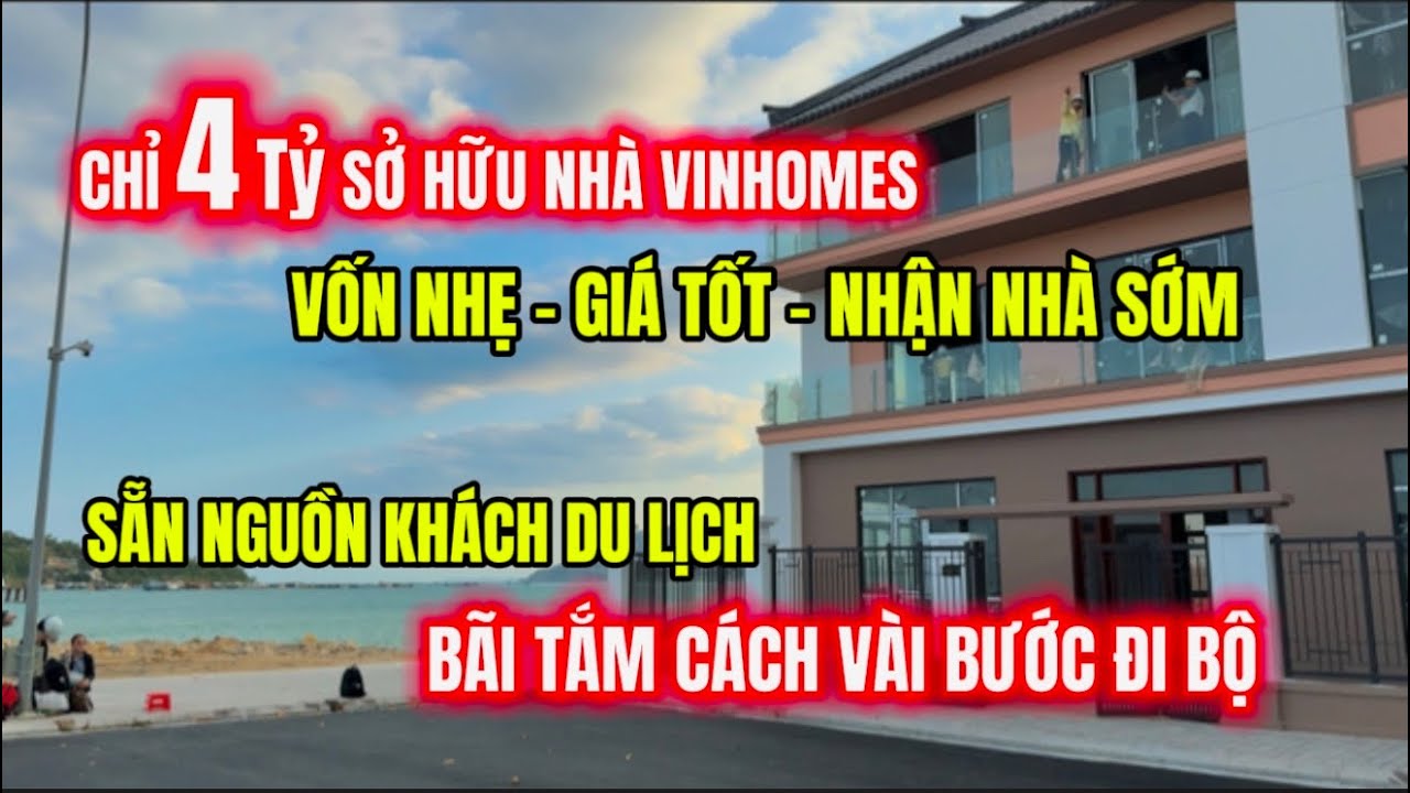 🔥Chỉ Thanh Toán 4 Tỷ Sở Hữu Nhà VinHomes Pearl Bay Nha Trang | Bãi Tắm Biển Ra Vài Bước Chân