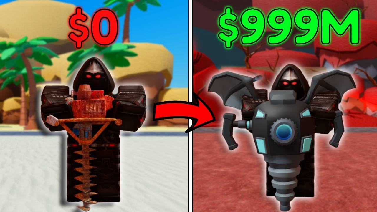 From NOOB to MAX Drill in Roblox Drill Digging Simulator!