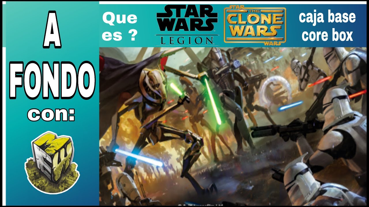 STAR WARS LEGI&Oacute;N: CLONE WARS, QUE ES...? CAJA BASE, CORE SET, Espa&ntilde;ol latino