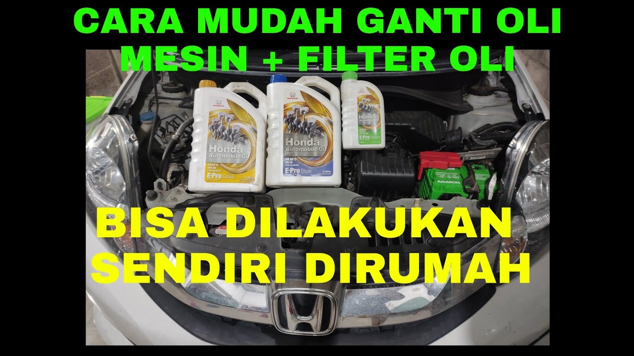 GANTI OLI MESIN & FILTER OLI