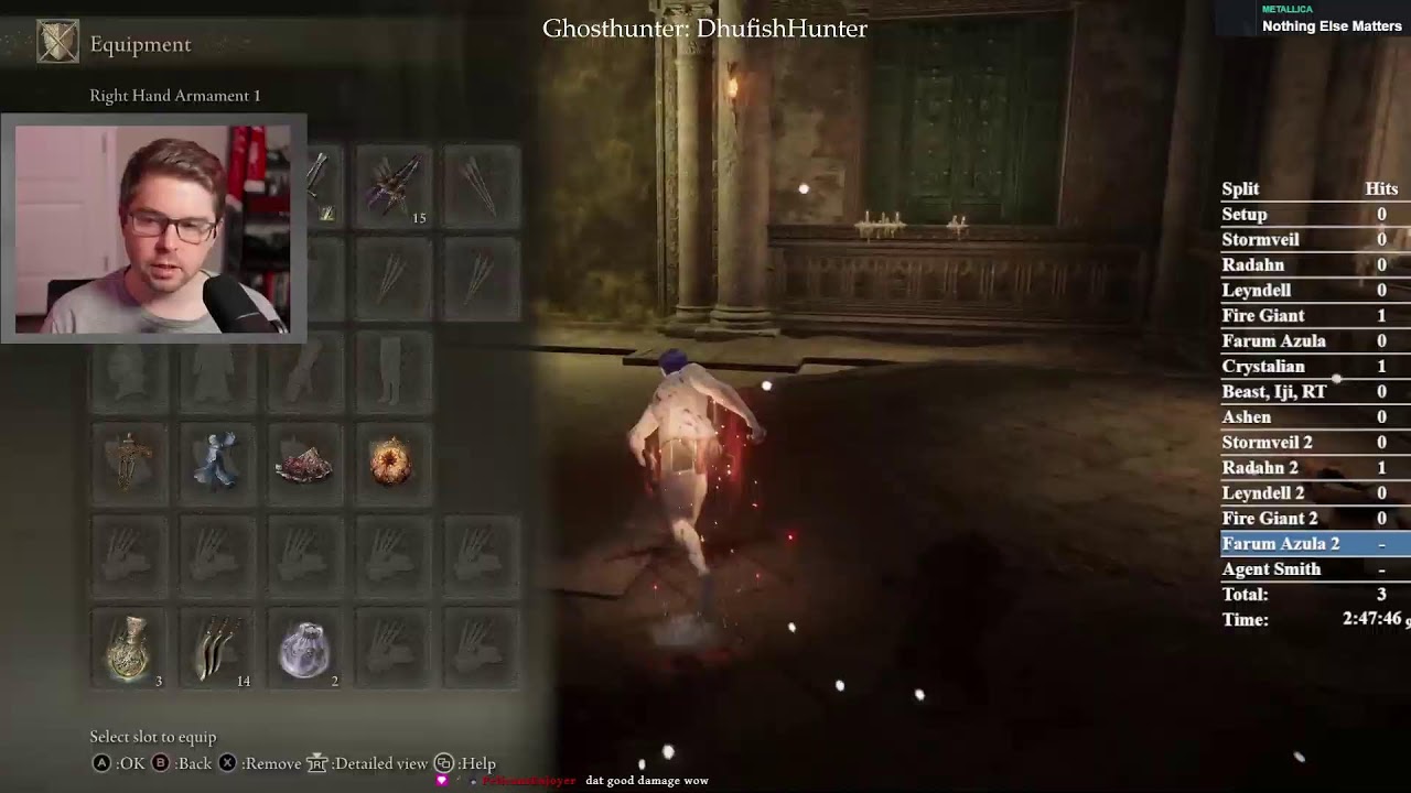 Elden Ring No-Hit Practice for League Next Week (Smithing%)