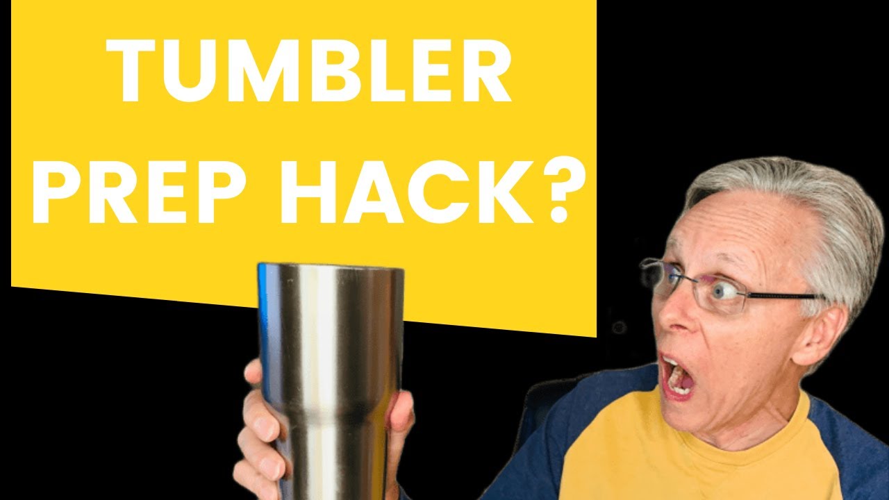 Zinsser Prep - CrystaLac Tumbler Hack. DIY Tumbler Tutorial