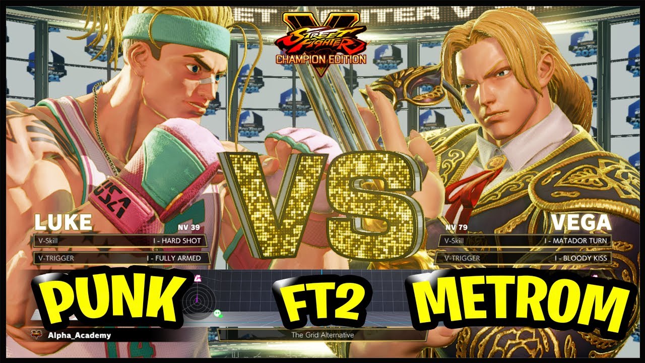 SFV CE 🔥Punk (Luke) vs MetroM (Vega) 🔥Fighting Games Replays🔥