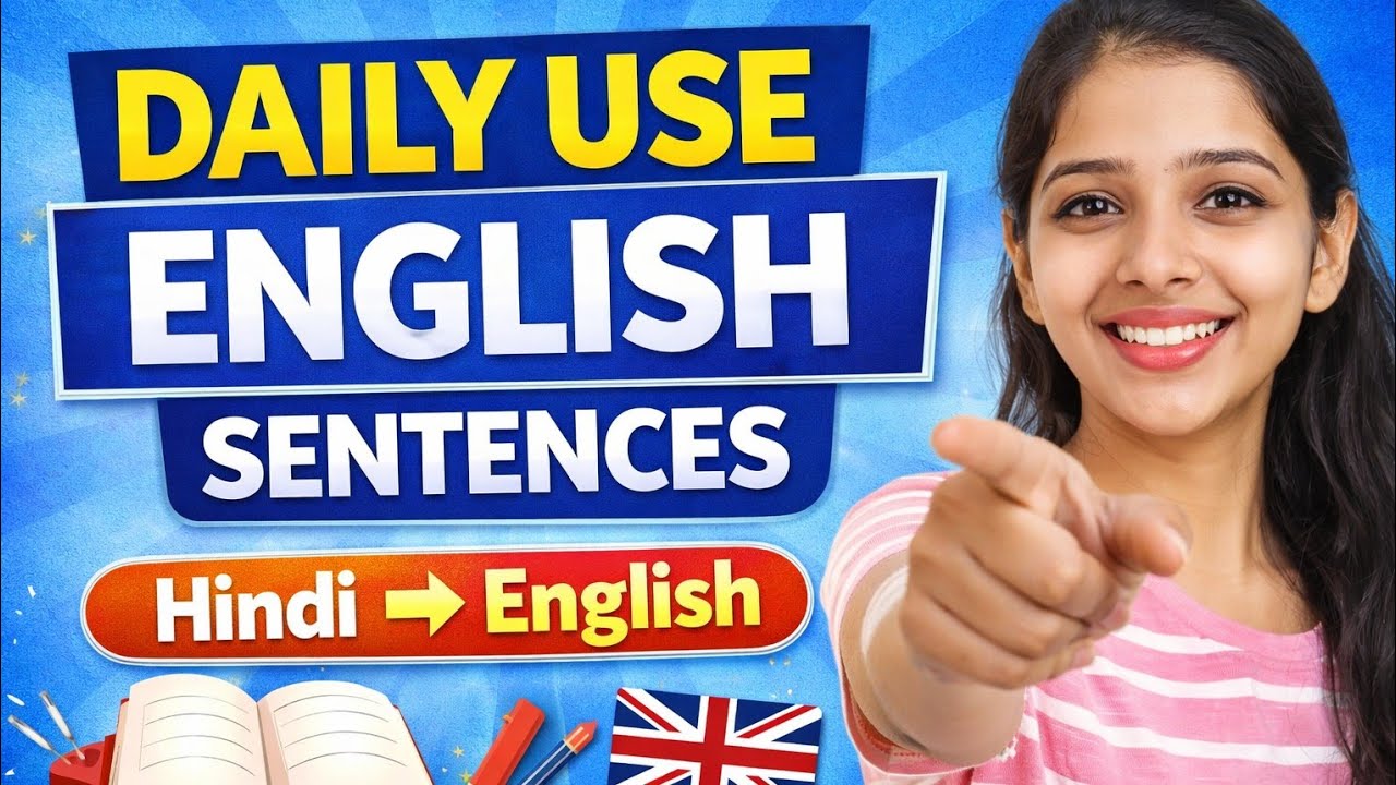 Daily Use English Sentence | Common Daily Use English Sentence |आमतौर पर रोज बोले जाने वाले सेंटेंस 