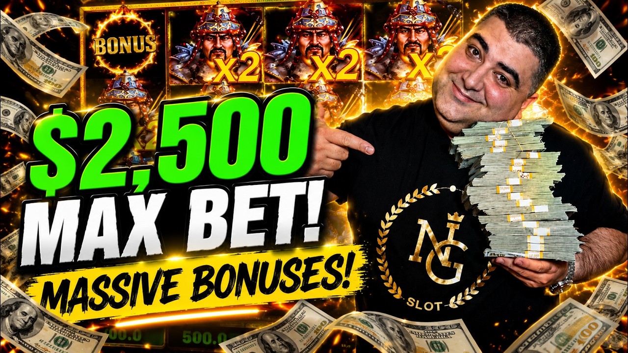 🔥 $2,500 MAX BET BONUSES & MEGA JACKPOTS on Million Dollar Genghis Khan!