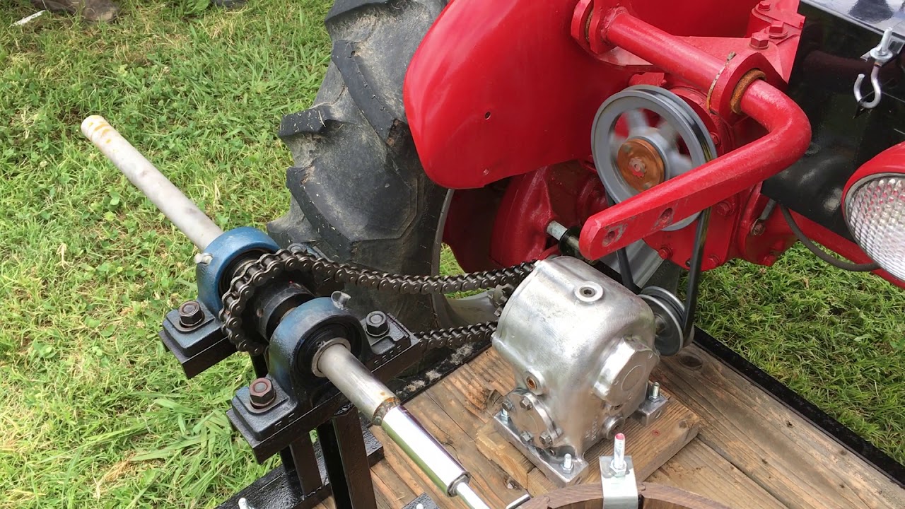 Farmall Cub making Ice Cream with White Mountain Maker by Joe Kimbriel