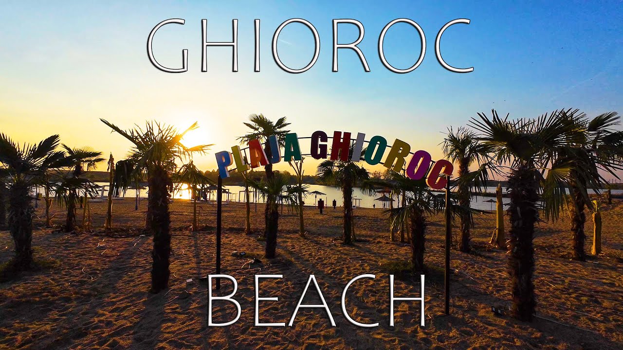Ghioroc beach and lake, short footage. Plaja si lacul Ghioroc, scurta prezentare. 