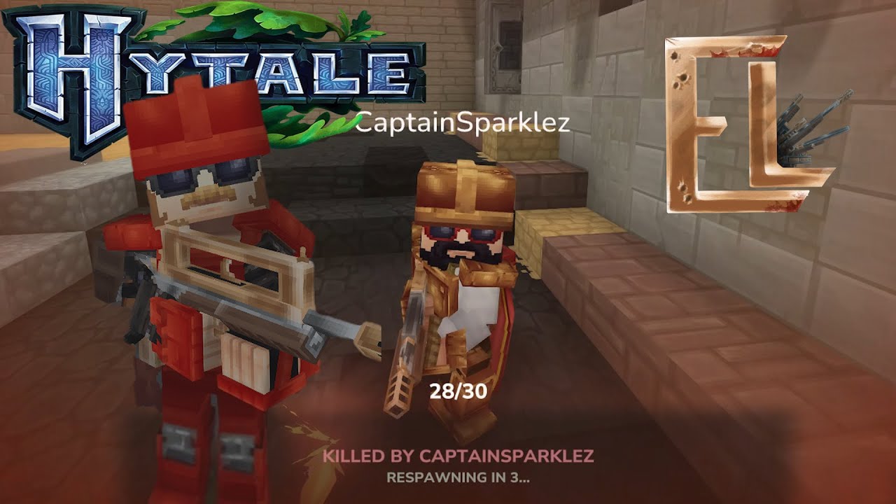 Шутливое поведение над CaptainSparklez в Hytale Call of Duty