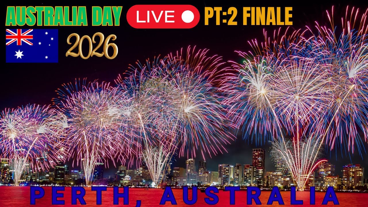 City of Perth SkyWorks: Perth Australia Day LIVE Fireworks from Swan River Foreshore! (Part 2)