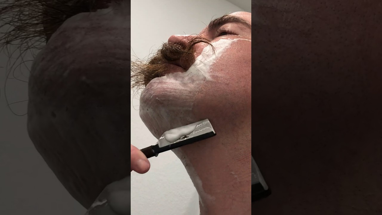 Kamisori Beard Shave - Against The Grain #shorts