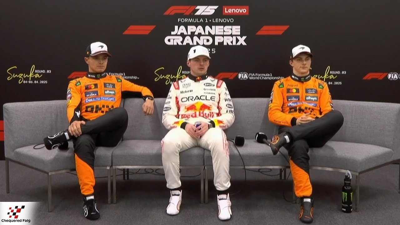 Post Qualifying Press Conference Japanese Grand Prix 2025 | Verstappen, Norris, Piastri