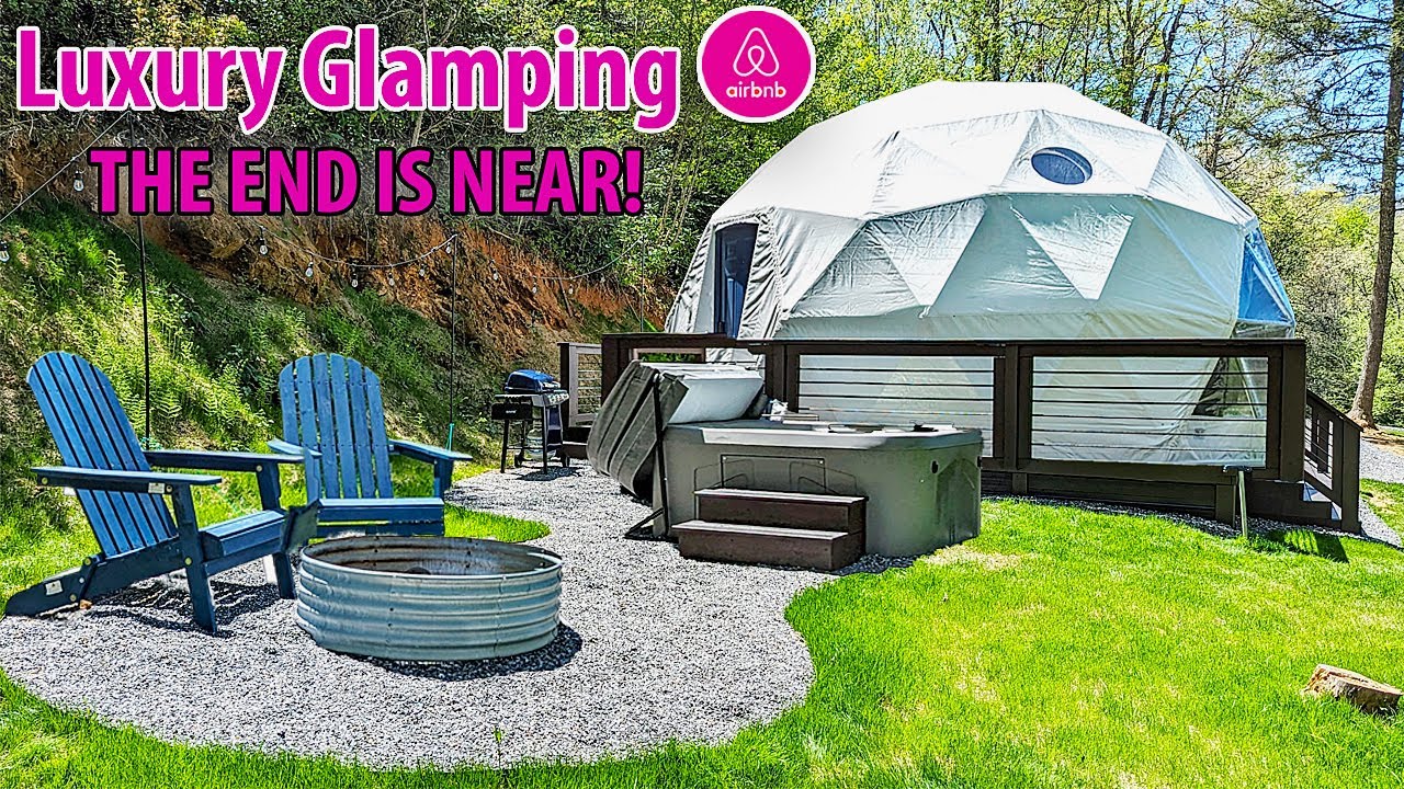 LUXURY GLAMPING DOME build! We're finally listed on AIRBNB.