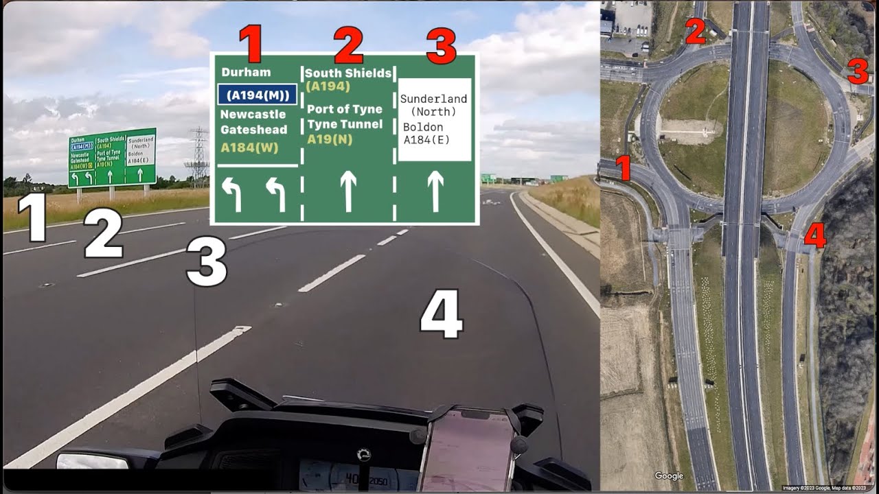 Spiral roundabout example - demonstration