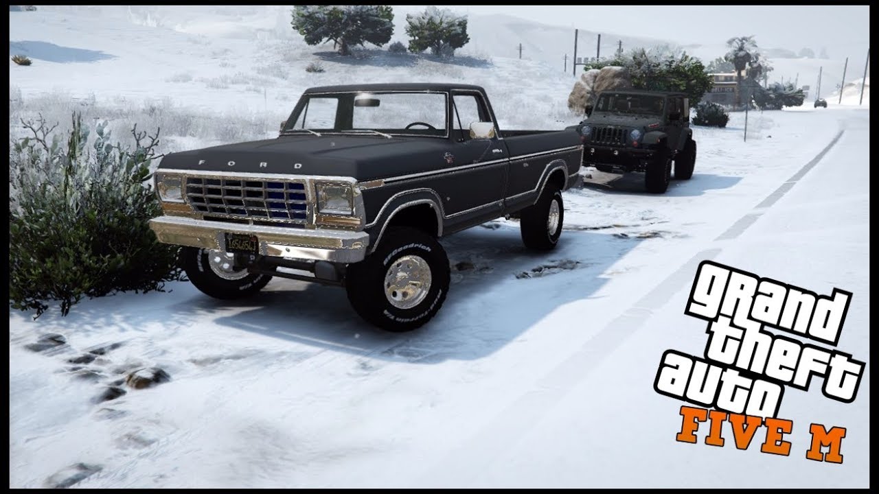 GTA 5 ROLEPLAY - TOTALED MY TRUCK IN FREAK SNOW STORM!! - EP. 525 - CIV