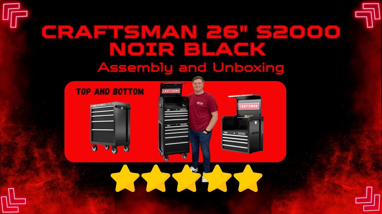 CRAFTSMAN S2000 26'' Tool Chest Review & Assembly | Unboxing the Ultimate Garage Upgrade!