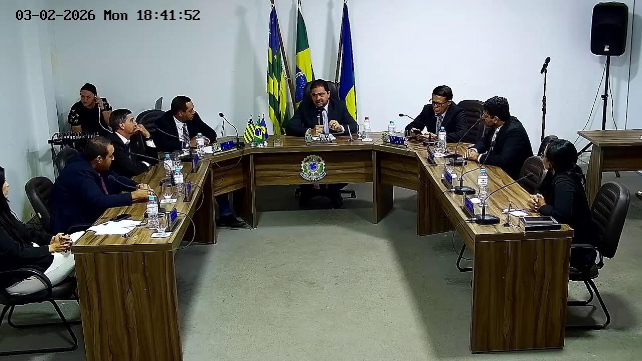 6ª  Sessão Ordinária da Décima Quinta Legislatura da Câmara Municipal de Ouro Verde de Goiás