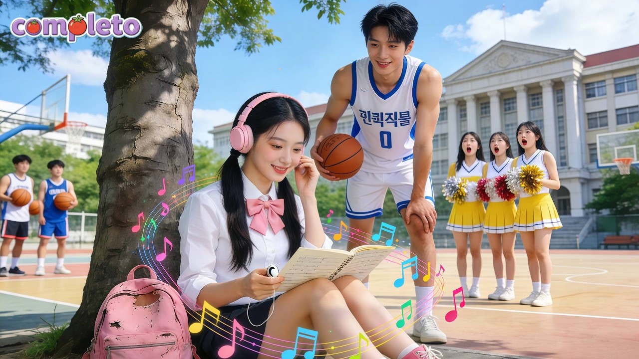 Todos van al básquet del CEO; solo chica rural oye música bajo árbol—él cae por ella！