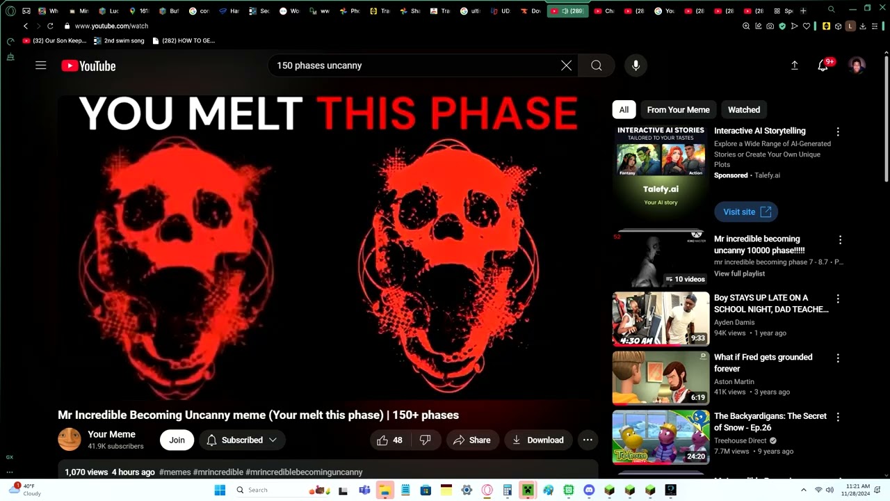 Mr. Incredible Becoming Uncanny Melting Phases/119+ Phases 2