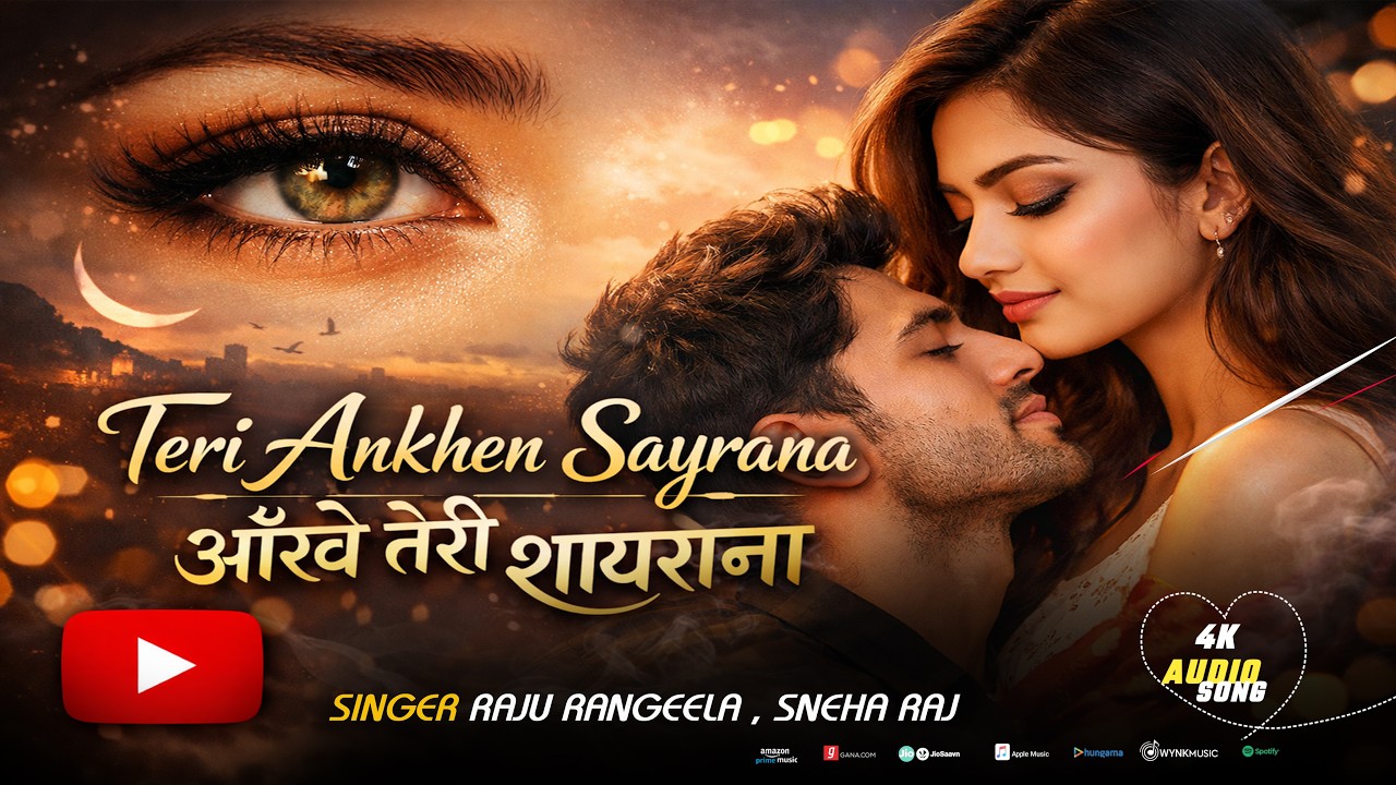 New Song 2026 | Ankhen Teri Sayrana| Romantic  | Raju Rangeela & Ruchi Yadav | 90s Bollywood Song