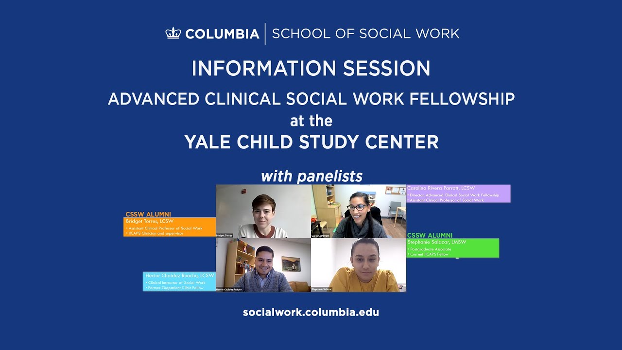 Information Session: Advanced Clinical Social Work Fellowship at the Yale Child Study Center