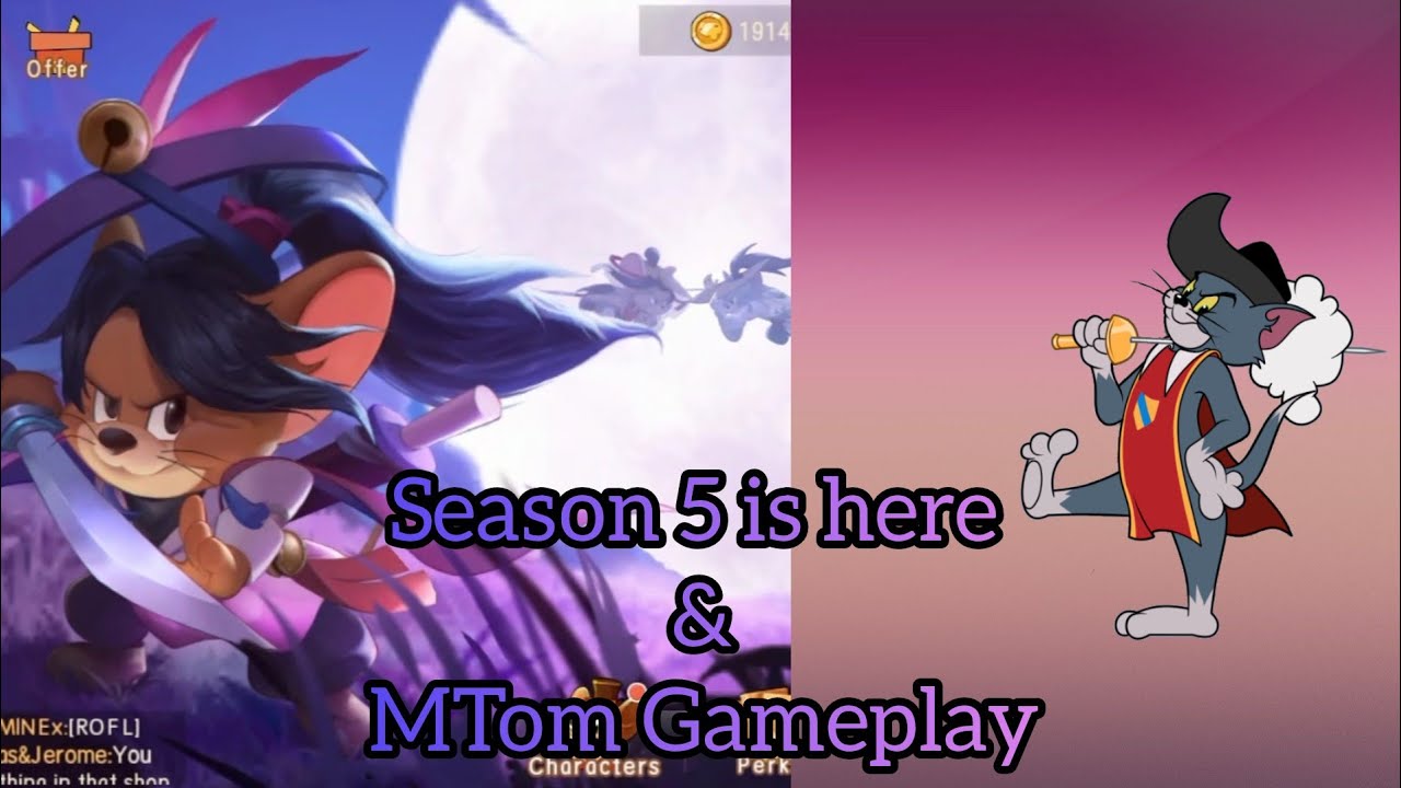 Tom and Jerry Chase Asia - Season 5 is here & MTom First Gameplay in Asia