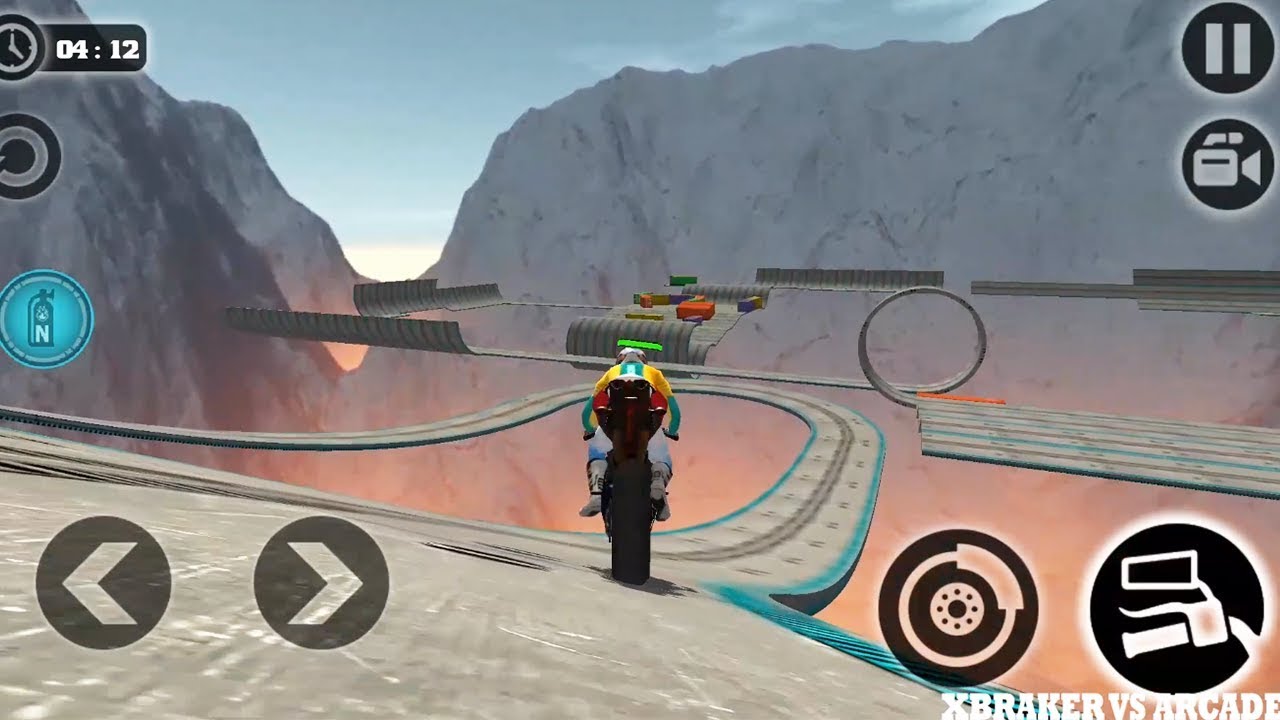 Impossible Motor Bike Tracks | All Levels Completed Impossible Stunts 2019 - Android GamePlay FHD