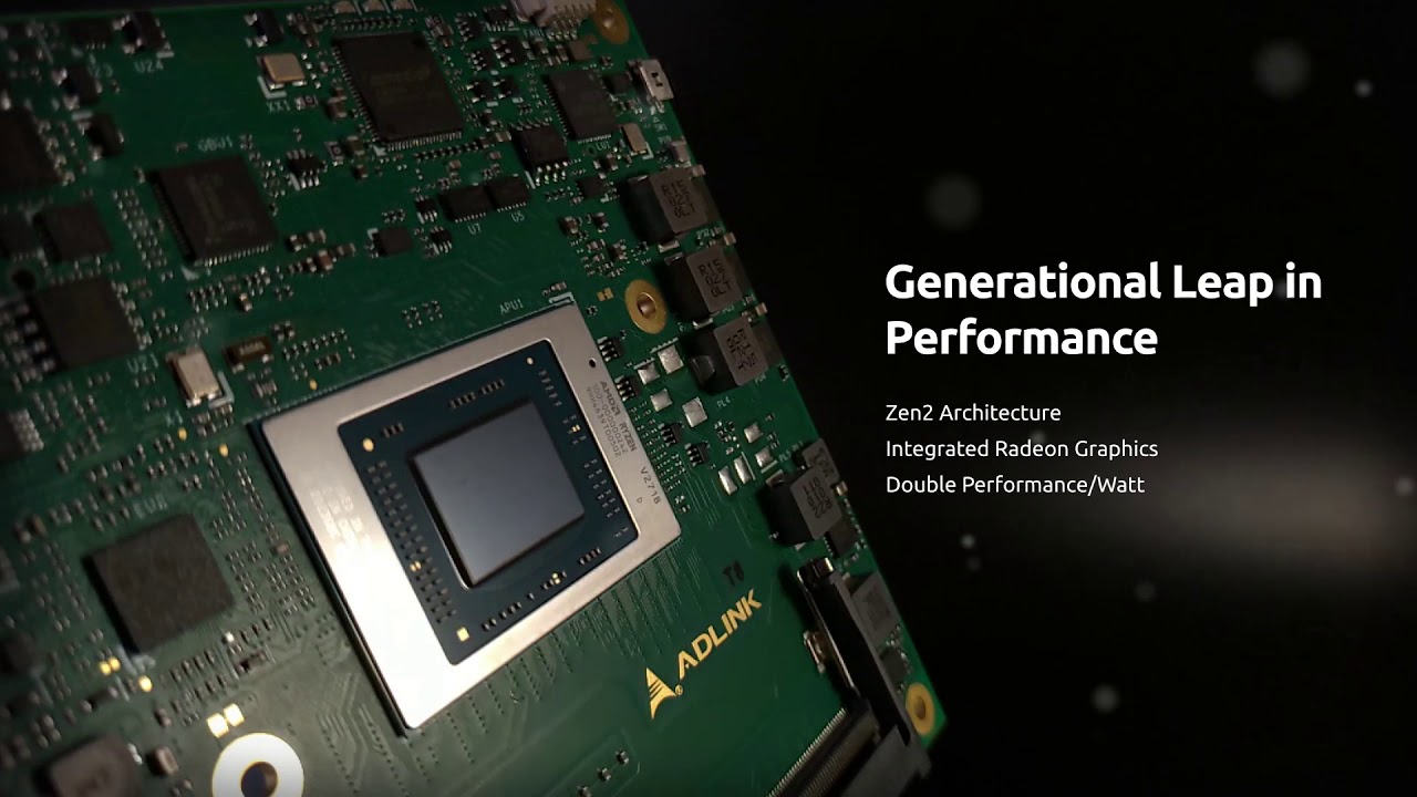 COM Express module supporting AMD Ryzen Embedded V2000 octa-core (8 core) SoC