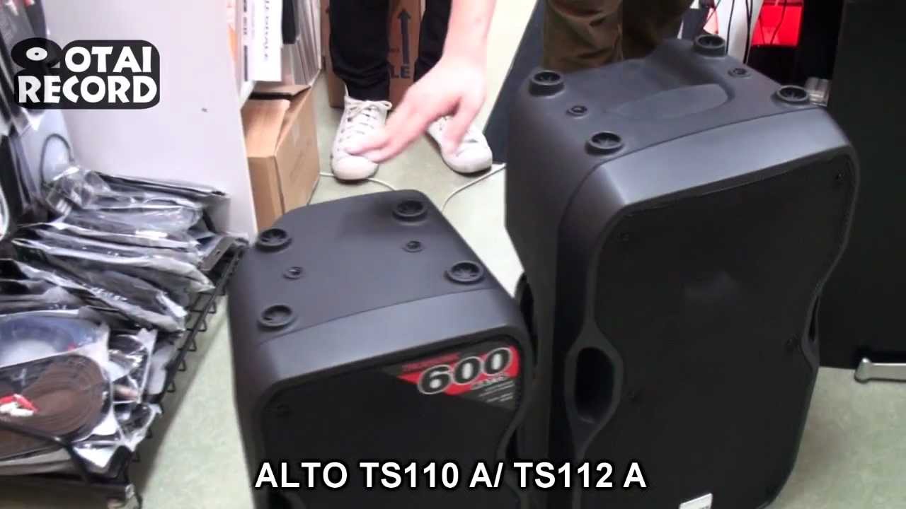 [1/4] 小さいけど強力なスピーカー、ALTO TS110 AとTS112 Aを徹底比較!!
