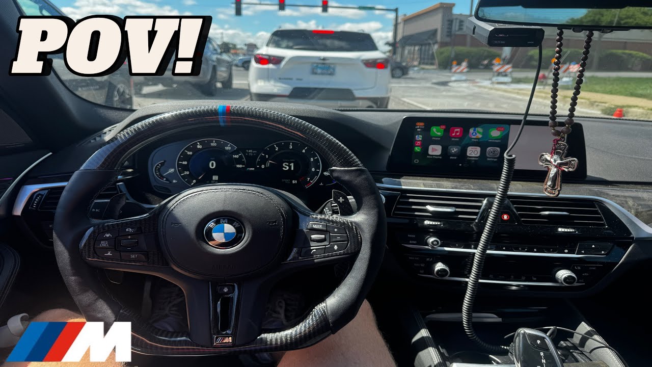 Late To High School In My FBO BMW 540i - [ Crazy Pops And Bangs POV ]