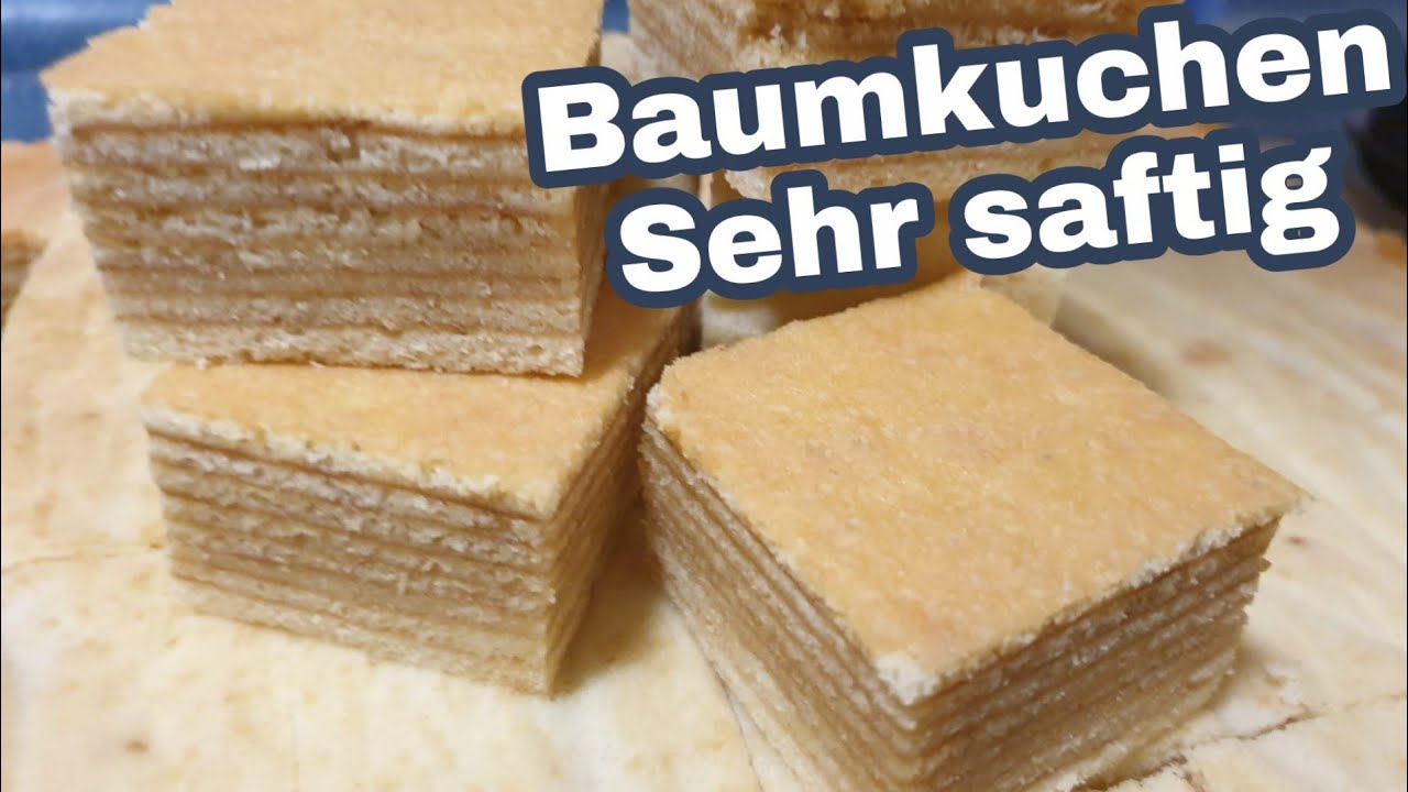 Baumkuchen Rezept sehr saftig 😋👍👍