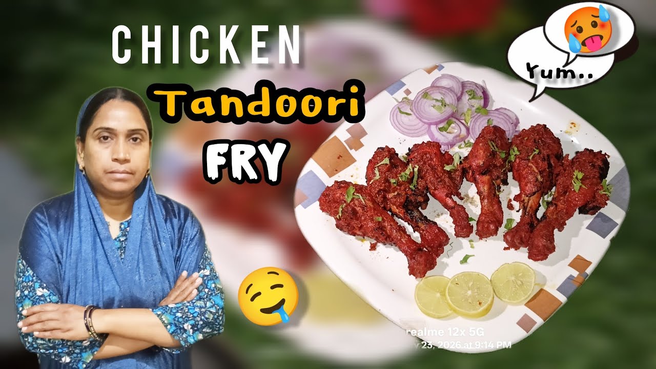 New recipe 🤤🥵 special chicken 🍗 tandoori masala fry..