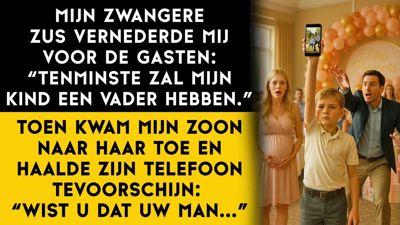 Mijn zus noemde mij de schande van de familie... tot mijn zoon zijn telefoon pakte