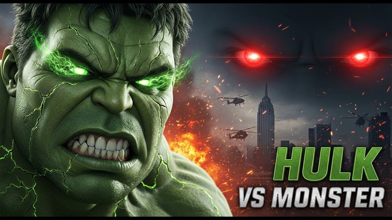 HULK vs MONSTER 😱 New York City DESTROYED!