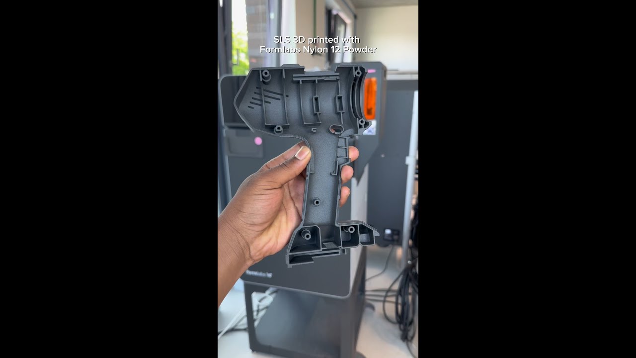 SLS 3D printed with Formlabs Nylon 12 Powder