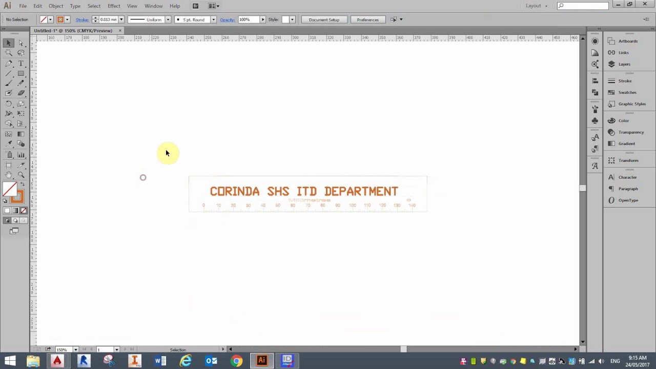 scale object from autocad to illustrator