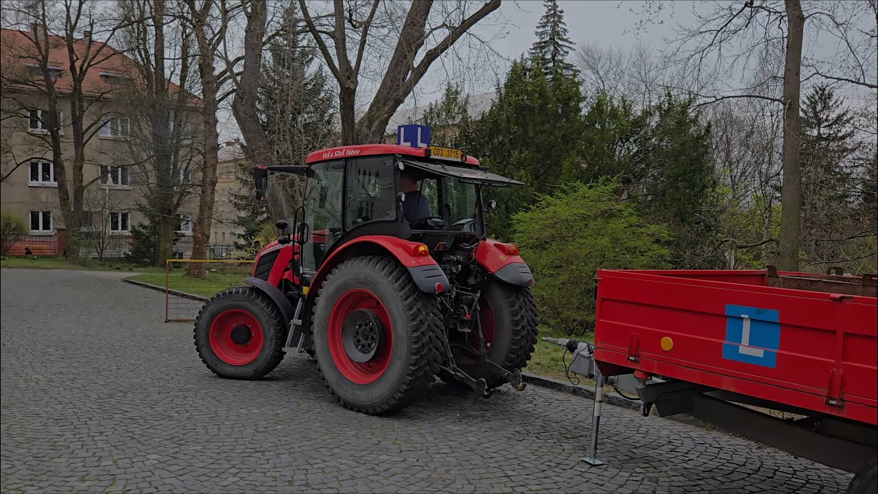 Autoškola- odpojení a připojení přívěsu
