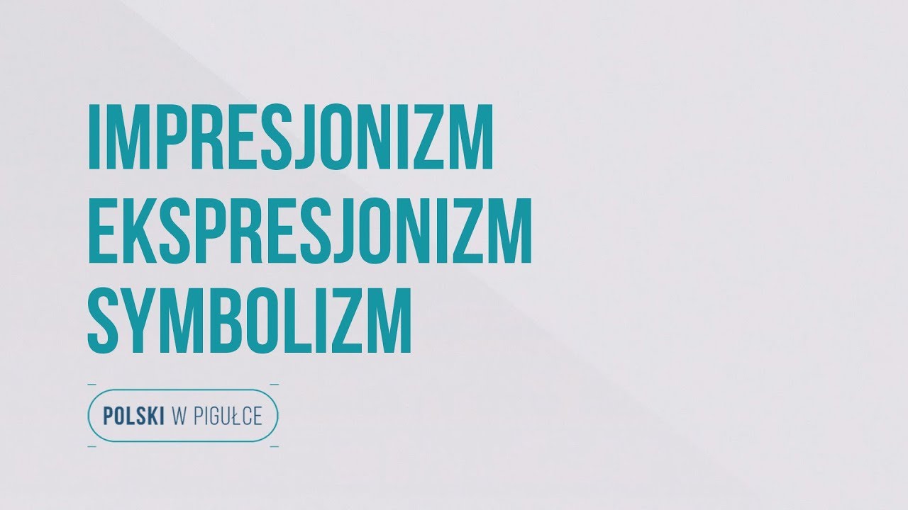 Matura z języka polskiego. Prądy literackie  Młodej Polski w utworach.Polski  w pigułce.